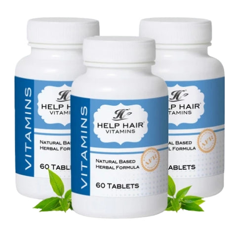 Image of 3 Pack of Help Hair® Vitamins
