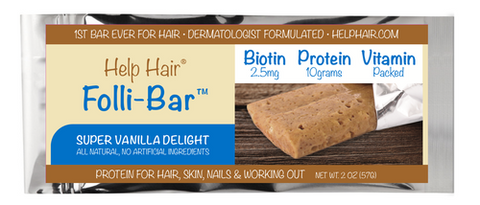 Image of Help Hair Folli-Bar™ - First Protein Bar Ever for Hair